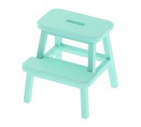 CoudarTitie Chaise Miniature Bois Modèle Siège Maison de Poupée Décoration Artisanat Fait Main Texture Douce Convient pour Collection Décoration, Vert