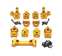 CoudarTitie Children Play Vehicle Kit Ensemble de Direction Métal Aluminium Tasse Avant Arrière Support de Bielle Sièges C Remplacement Complet pour Modèles, Or