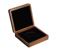 CoudarTitie Coffret de Présentation, Boîte de Rangement pour Défis, Organisateur En Bois, Coffret de Collection pour Cadeaux. Défi, noir