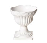 CoudarTitie Conteneur-Pot Morne Stable | Silhte Inspirée d'une Urne, Pot Fleurs à Piéstal Style Européen, Polyvalent, pr Événements, Entrée, Réception, 39.5x39.5x41 Cm