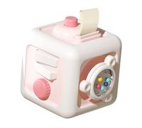 CoudarTitie Cube D'activités pour Le Jeu Sensoriel et Le Développement, Rose