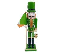 CoudarTitie de 38 Cm (15 Pouces) pour La, Figurine en Uniforme Vert, Décoration de Table, pour Les Fêtes, Style A