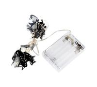 CoudarTitie d'Halloween Décoration Lumineuse Lanterne de Fête Lampe Thématique Éclairage d'Intérieur en Matériau PP Adaptée pour, 2m 20 Lumières