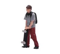 CoudarTitie Diorama 1:64 Figurine de Rue Miniature Modèle Peint Accessoires Figurine de Collection pour Scènes Photographiques
