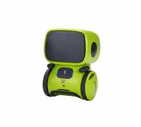 CoudarTitie Enfants Robot Jouet Communicant Interaction Conversation Naturelle Lecture Sonore Musique Corps Arrondi Plastique Favorisant Jeu d'apprentissage Adapté à Usage Domestique Collectif , Vert