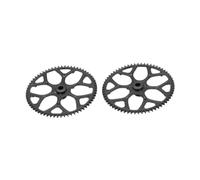 CoudarTitie Ensemble de 2 Engrenages pour Hélicoptère Télécommandé, Engrenages Principaux, Facile à Utiliser, Robuste, Pièce de Rechange Modifiée à Faire Soi-même