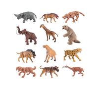 CoudarTitie Ensemble de Figurines de Mini-créatures Préhistoriques pour Un Divertissement éducatif, c