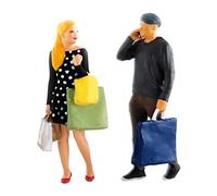 CoudarTitie Ensemble de Figurines Miniatures Représentant Un Train, Idéal pour La Décoration Intérieure, Style 4 Noir