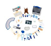 CoudarTitie Ensemble Jeu Vétérinaire pour TS Mallte Transport Ou d'Examen Accessoires Toiltage pour Soigner Un Chien