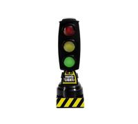 CoudarTitie Feu de Circulation Électrique Jouet Routier Feu Panneau Lumineux Accessoire Miniature Plastique avec Boutons Adapté aux Enfants Salles de Classe Jeux, Style to 1