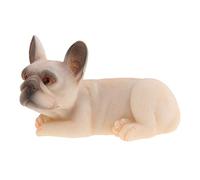 CoudarTitie Figurine Animal Statuette Chien Chiot en Résine Décor D'Intérieur pour Collectionneurs Cadeau et Jouet Imaginaire Adapté à La Maison Table Jardin, 5