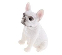 CoudarTitie Figurine Animal Statuette Chien Chiot en Résine Décor D'Intérieur pour Collectionneurs Cadeau et Jouet Imaginaire Adapté à La Maison Table Jardin, 1