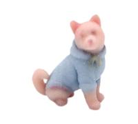 CoudarTitie Figurine Miniature de Chien, Accessoire de Cinéma, Décoration de Maison de Poupée, Collection, Figurine D'animal de Compagnie
