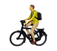 CoudarTitie Figurines de Cyclistes Réalistes à L'échelle 1:87, Mini-figurines pour La Conception de Scènes de Cyclisme, garçon