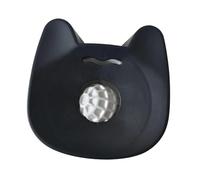 CoudarTitie Gamelle Anti-léchage pour Chien, Distributeur de Croquettes Anti-glouton, Bille Rotative, Silicone, Base Antidérapante, Facile à Nettoyer, Accessoire, Noir