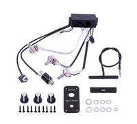 CoudarTitie Geigen-pickup-verstärker Kit Prise Jack Violon Amplificateur Accessoires Réglage Tonalité Installation Simple Adapté Espace Répétition École Scène