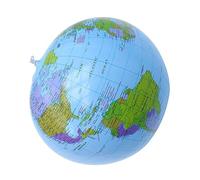 CoudarTitie Globe Gonflable de 40 Cm (16 Pouces) - Ballon de Plage En PVC - Jouet/Aide à L'apprentissage Des Langues - Carte Du Monde pour L'enseignement