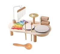 CoudarTitie Glockenspiel Percussion Jouet Xylophone Instrument Bois Jouet Musical Sensoriel Éducatif Jeu d'Éveil Initiation Musicale Adapté à la Fête