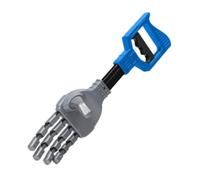 CoudarTitie Grappin Mécanique Robot Main Pince Jouet Attrapeur Préhenseur à Manche Long et Poignée à Gâchette pour Saisie Facile en Plastique Adapté aux Enfants, Bleu, Moyen