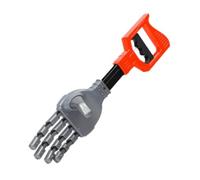 CoudarTitie Grappin Mécanique Robot Main Pince Jouet Attrapeur Préhenseur à Manche Long et Poignée à Gâchette pour Saisie Facile en Plastique Adapté aux Enfants, Rouge, Moyen