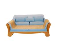 CoudarTitie Griffoir pour Chat Planche surélevée Canapé de Repos Lit pour Chaton Meuble d'amusement Offrant Un Espace Confortable Approprié pour Les Chats Actifs, Bleu