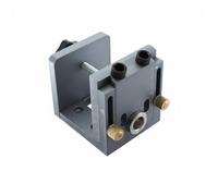CoudarTitie Guide de Perçage Industriel Gabarit de Poche Gabarit d'Angle Guide de Tourillons Kit Complet en Alliage d'Aluminium, Kit De Gabarit De Perçage De 9,5 Mm, Modèle B