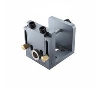 CoudarTitie Guide de Perçage Industriel Gabarit de Poche Gabarit d'Angle Guide de Tourillons Kit Complet en Alliage d'Aluminium, Kit De Gabarit De Perçage De 9 Mm, Modèle A