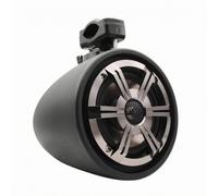 CoudarTitie Haut-Parleur Coaxial 2 Voies | Conception Étanche Scellée, Enceintes Bateau Pin Fixation, Robuste, pr Véhicule, Argent