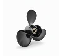 CoudarTitie Hélice de Moteur Marin Hélice Bateau Hors-bord Propulseur Conception en Alliage d'Aluminium Résistante avec Moyeu, Hélice Johnson/Evinrude 50-75 CV, Modèle 14x13, OEM 391668
