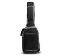 CoudarTitie Housse de Basse Électrique Sac de Transport Étui Protecteur Corps Pleine Taille Ajustement Profil Haut Poche Frontale, Universel, 12MM D Épaisseur, Noir