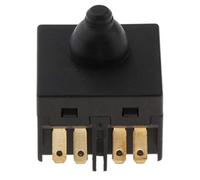 CoudarTitie Interrupteurs à Bouton-poussoir de Rechange pour Meuleuses, Pratiques et En Métal, Adaptés Aux Ateliers de Bricolage, Noir, 2,5 x 2,5 cm