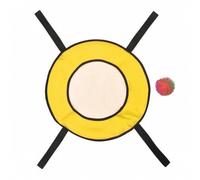 CoudarTitie Jeu Araper Portable | Tissu Oxford Robuste, Disque Balle Pompon, Sûr, Trampoline Main Balle, pr Plein Air, Enfants