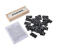 CoudarTitie Jeu de Dominos Double Six de Qualité Supérieure dans Un élégant Coffret En Bois