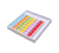 CoudarTitie Jeu de Tri de Balles par Couleur, Jeu de Société, Puzzle Portable, Balles, Jeu Sensoriel pour Enfants à Partir de 3 Ans, Cadeau