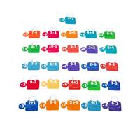 CoudarTitie Jeu de Verrouillage éducatif, Jeu de Mathématiques, Alphabet et Arithmétique, Jeu D'association pour L'apprentissage Préscolaire, Jeu de Puzzl, Nombre