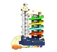 CoudarTitie Jeu de, Voitures de Course, Jouets de Wagons, Jeu de Construction pour Garçons et Filles, Jouet D'aventure pour Enfan, 5 escaliers