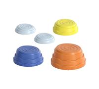 CoudarTitie Jeu Sensoriel à Ressort, Jouet D'éveil Portable, équilibre Amusant, Parcours D'obstacles pour Les Amis de L'école et Du Collège, Ensemble de couleurs foncées