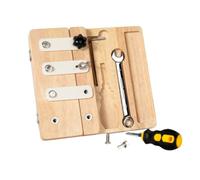CoudarTitie Jeu Visge en Bois Hêtre Seoriel Jeu D'assemblage à Vis Pédagogie Active, Style A