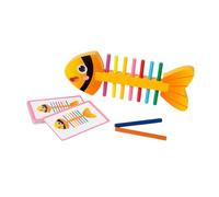 CoudarTitie Jouet D'association En Arêtes de Poisson, Jouet D'éveil Sensoriel pour Les Enfants de 3 Ans et Plus