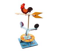 CoudarTitie Jouet Éducatif Modèle Expériences Scientifiques à Monter Soi-même Jeu de Bricolage Manuel en Bois Ensemble d'Apprentissage Physique Puzzle