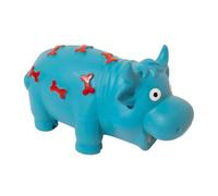 CoudarTitie Jouet pour Chien en Latex avec Couinement, Imitant Un Veau Qui Grogne, Jouet Interactif en Caoutchouc, Mignon et Couineur, Idéal pour La Maison et L, Bleu