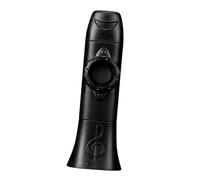 CoudarTitie Kazoo Guitare Kazoo Facile à Jouer avec 5 Membranes et Une Lanière, Version Améliorée pour Clavier, Noir