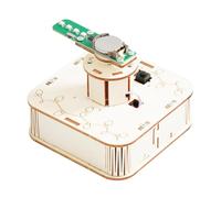 CoudarTitie Kit de Maquette de Lumière Colorée Rotative, Kit D'expérience Scientifique En Bois, Projet de Physique, Outil Pédagogique pour Le Développement