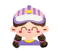 CoudarTitie Kit de Tressage de Cheveux En Feutrine à Faire Soi-même : Tableau D'activités, Jeu Sensoriel pour La Coordination œil-main et L'éveil Des, Violet