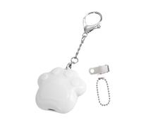 CoudarTitie Lampe Sac à Main Miniature à Accrocher Porte-clés LED USB Accessoire Léger pour Sac Bandoulière Mini Éclairage Pratique Convient, Patte de Chat Blanc