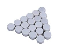 CoudarTitie Lot de 30 Sifflets Ronds pour Hochet, Marionnettes, Poupées et Peluches. Insert Sonore en PP, Idéal pour La Création de Jouets et D'objets, 2cm