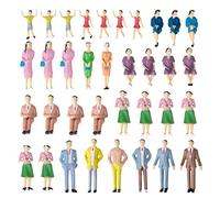 CoudarTitie Lot de 50 Modèles Réduits de Voitures de Voyageurs Peints à L'échelle 1/30, Assortis