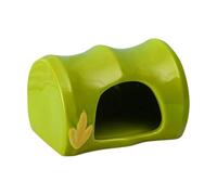 CoudarTitie Maison Moderne en Céramique pour Hamster, Cachette Sécurisée pour Petits Animaux, Nid Confortable pour Dormir et Se Reposer, Accessoire Indispensable, 10.2x8.7x3cm