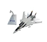 CoudarTitie Maquette Avion Réplique Affichage Maquette Avion Modèle Avion Chasseur Miniature Maquette Métal Alliage Zinc et Plastique Dôme Biplace Clair Train, Gris