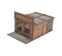 CoudarTitie Maquette de Ville à L'échelle 1:72, Puzzle 3D En Bois pour Adultes, Diorama à Monter Soi-même, Maquette Architecturale pour Table de Sable et Micr, Prison